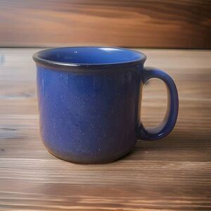 Marlboro Unlimited Blue Speckled Heavy Weight Coffee Mug Tea Cup Drink Wear